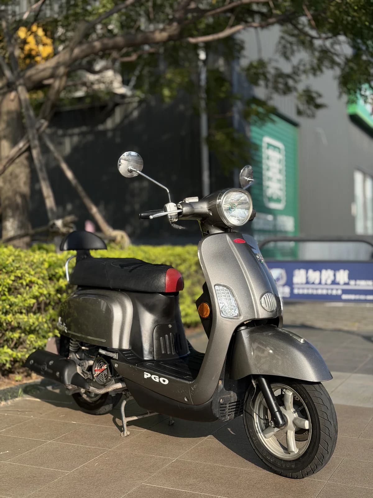 2013 PGO J-bubu 115｜歐式復古圓燈｜深灰 4