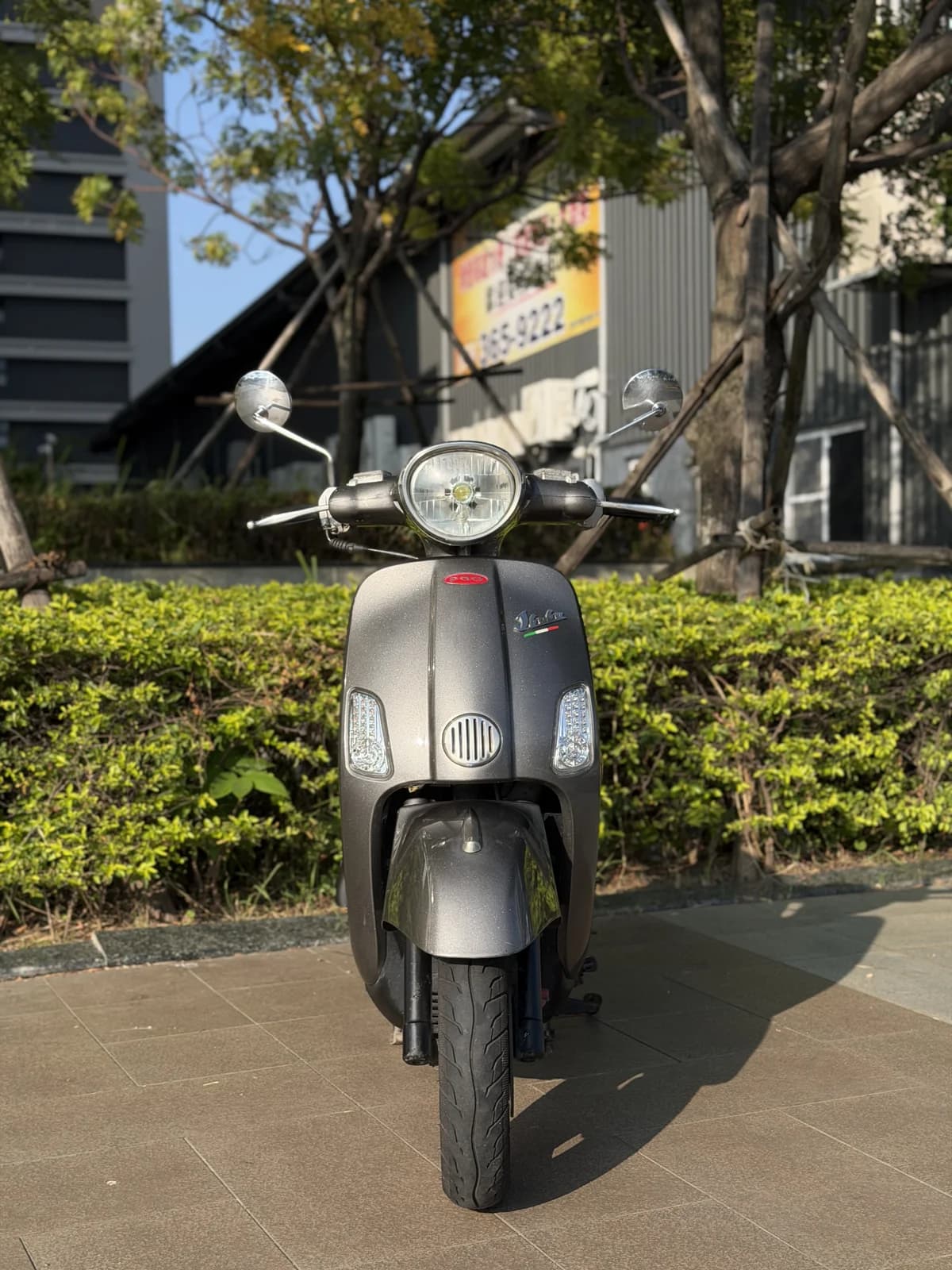 2013 PGO J-bubu 115｜歐式復古圓燈｜深灰 5